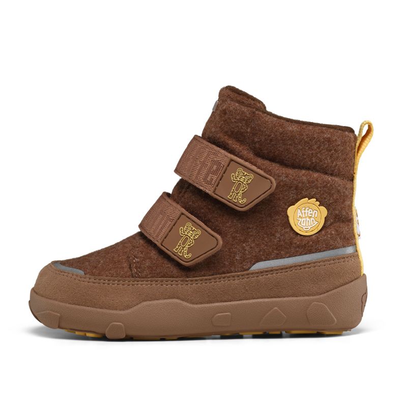 Affenzahn Comfy Tiger Recycled Wool Barefoot Winter Boots (01250-70003)