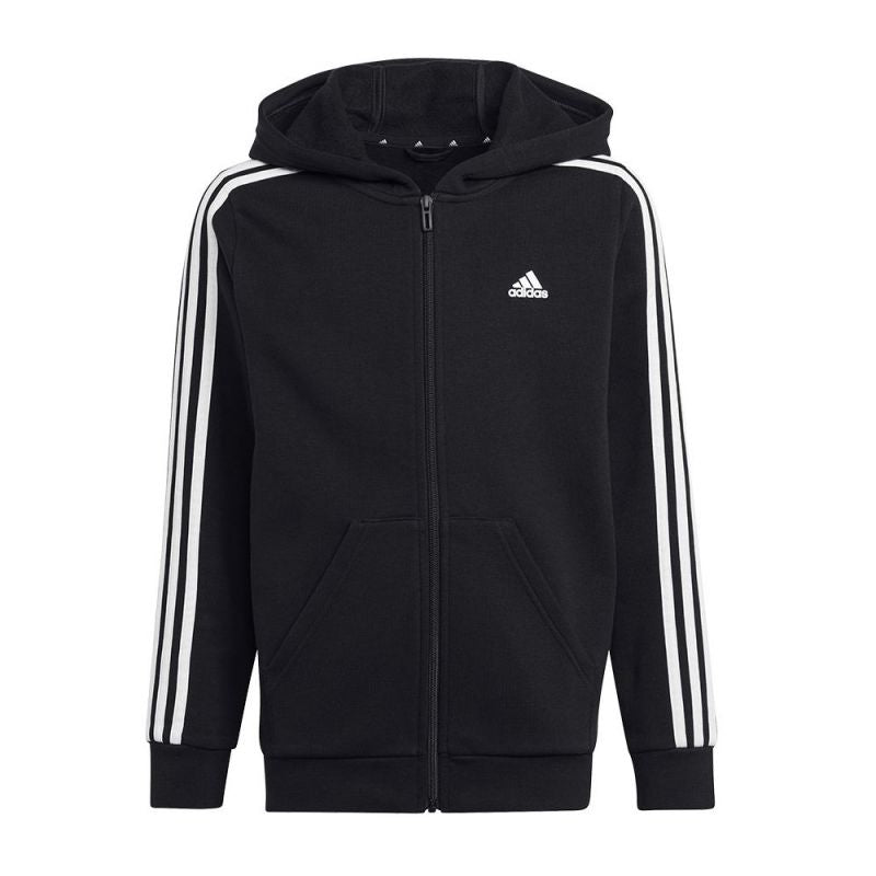 Sweatshirt adidas 3 Stripes FL Full-Zip Hoody Jr. HR6331 Clothing/Lifestyle Adidas