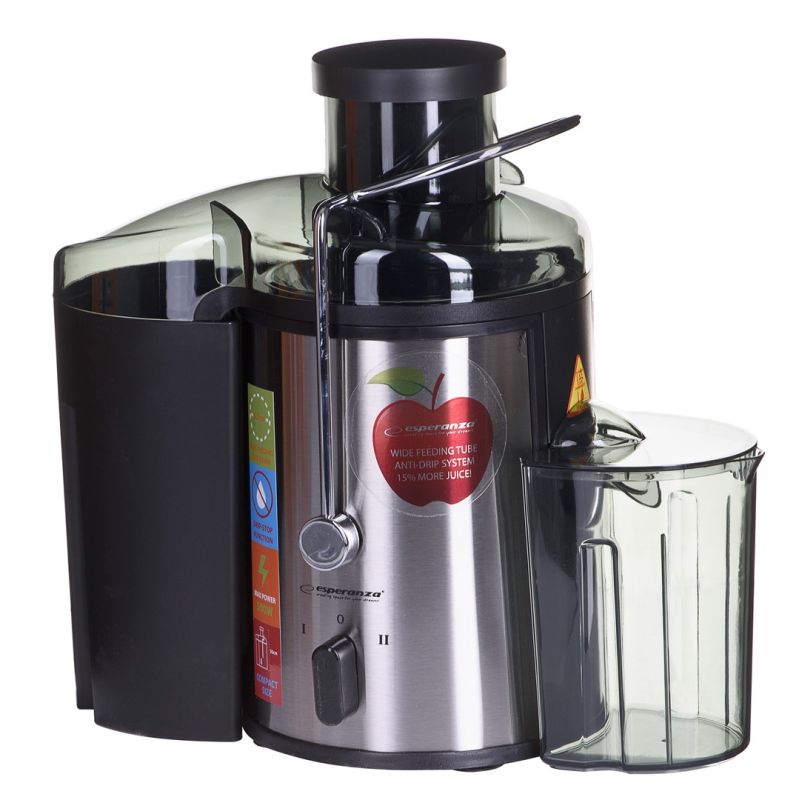 Esperanza Carrot Juicer EKJ002 (500W; stainless steel color) AGD - Produkty/Sokowirówki Your Sports Performance