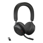 Jabra Evolve2 75 MS Stereo USB-A Wireless On-Ear Headphones In preparation Your Sports Performance