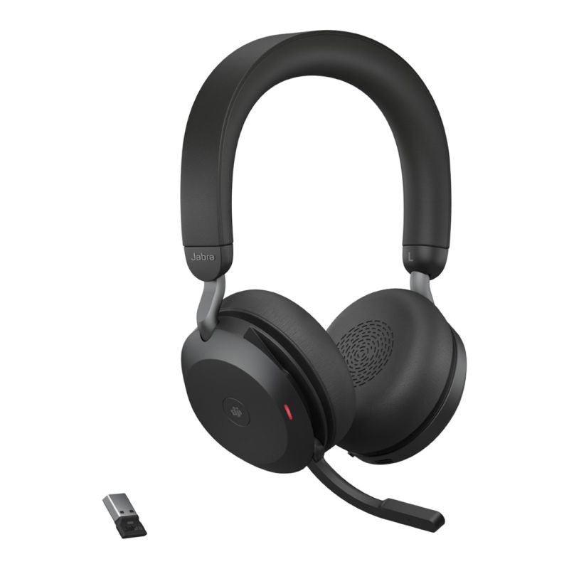 Jabra Evolve2 75 MS Stereo USB-A Wireless On-Ear Headphones In preparation Your Sports Performance