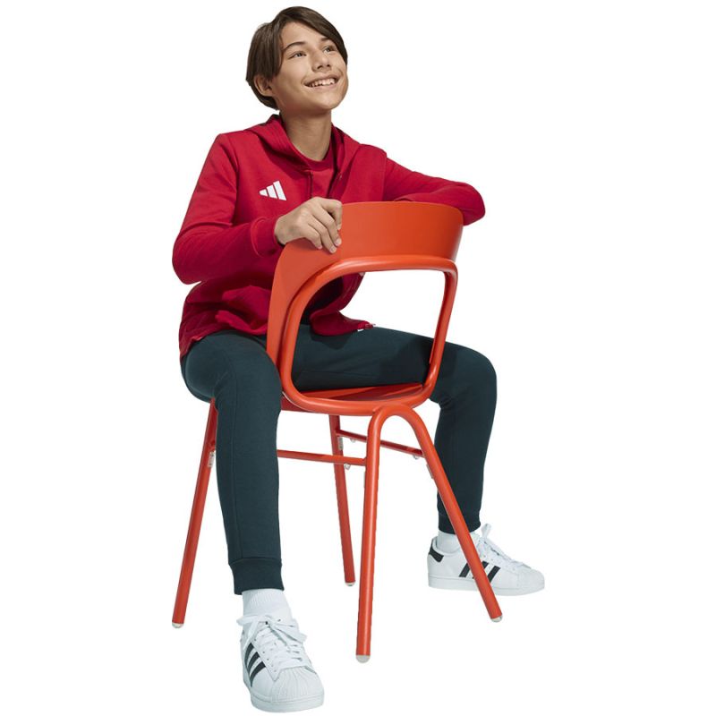 adidas Entrada 26 Full Zip Hoodie for Kids Red KH1781 To be categorized Your Sports Performance