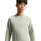 Nike Sportswear Club Fleece Kids' Sweatshirt Light Green FD3006 304