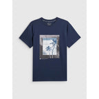Men's regular printed T-shirt 4F 4FWSS26TTSHM3034-31S 4f