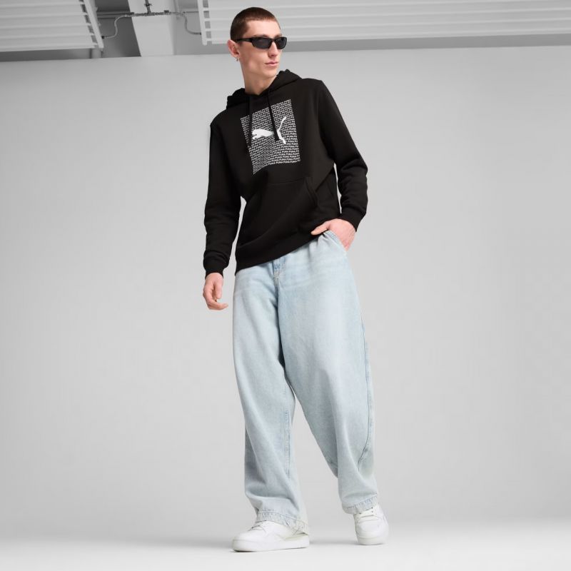 Puma Ess Logo Lab Hoodie FL M 684669 01 sweatshirt Clothing/Lifestyle Puma