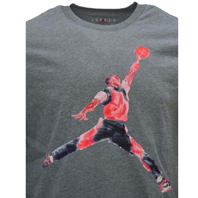 Air Jordan Brand Graphic T-shirt Men's Gray - FN5980-091 Odzież/Odzież na co dzień Your Sports Performance