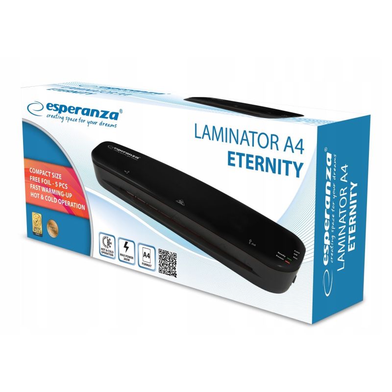 Esperanza ETERNITY EFL002 laminator Urządzenia biurowe/Laminatory Your Sports Performance