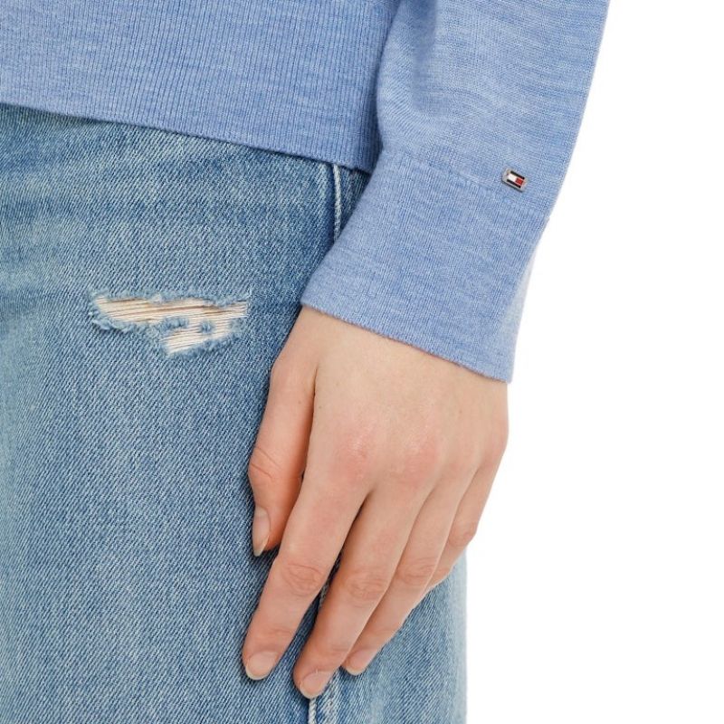 TOMMY HILFIGER WOMEN'S MERINO V-NK SWEATER In preparation Your Sports Performance