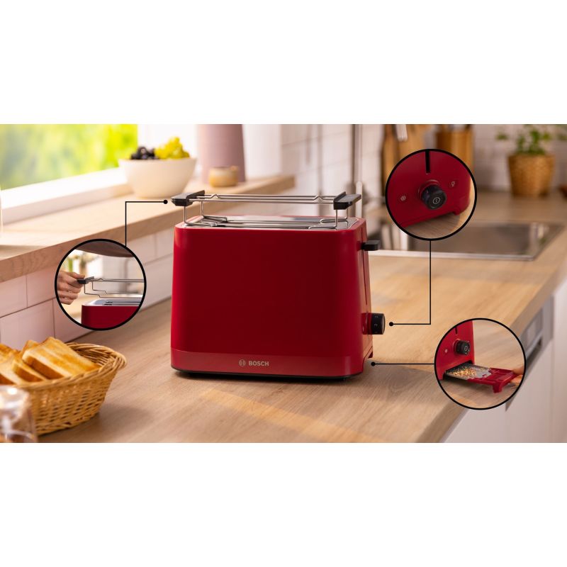 BOSCH TAT 3M124 toaster AGD - Produkty/Tostery Your Sports Performance