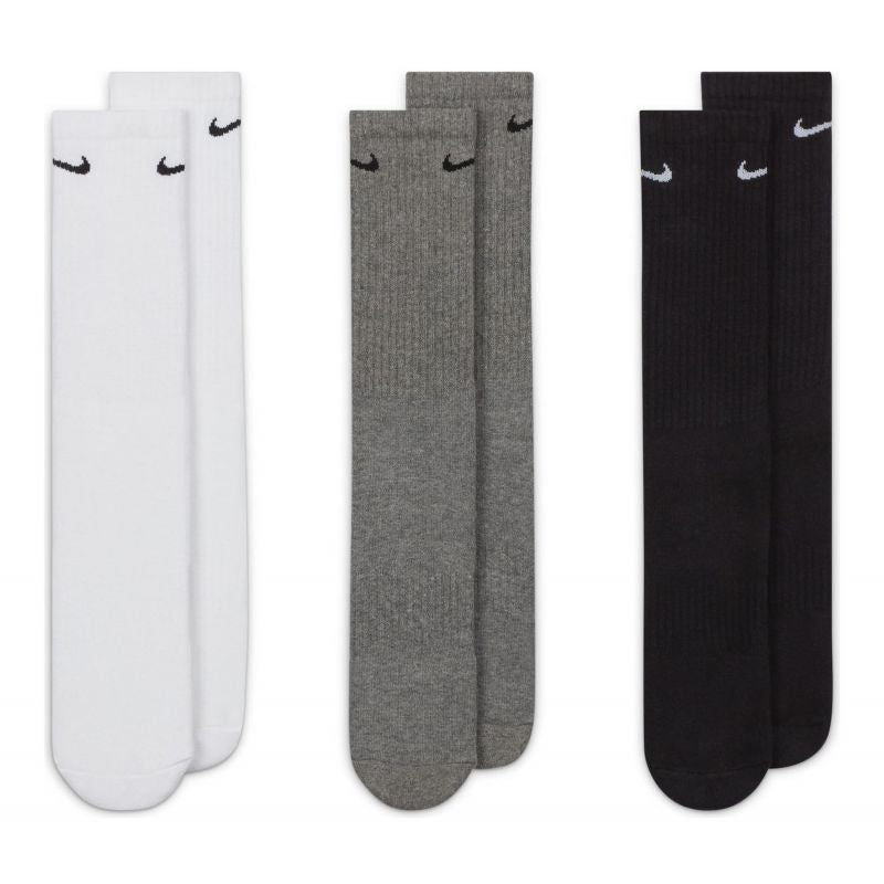 Nike Everyday Cushioned Crew Socks — 3-Pack (SX7664-964) Clothing/Training/Socks/Unisex Nike