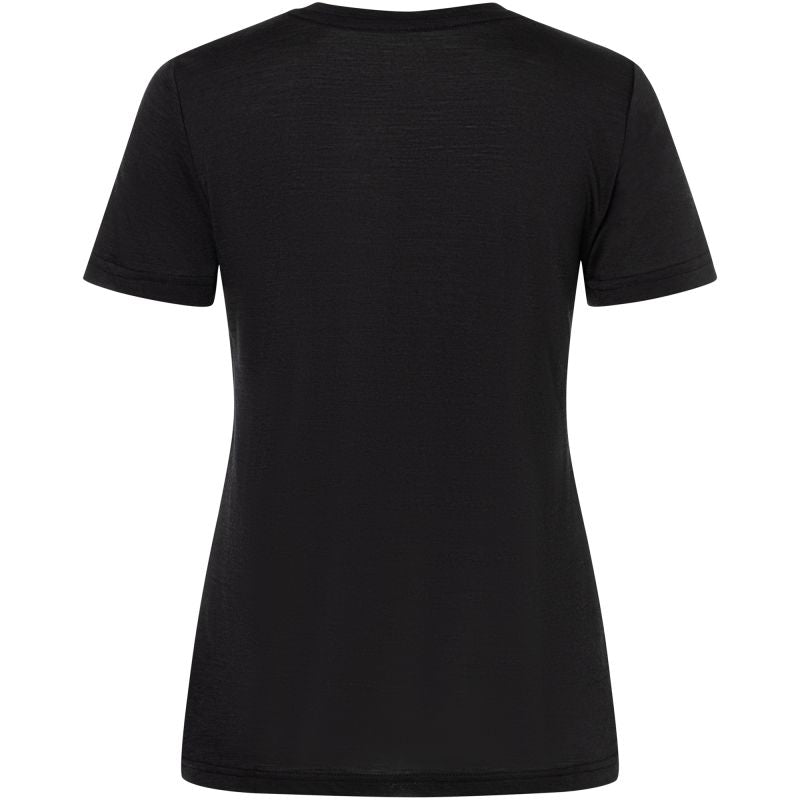 Women's short-sleeve SUPER.NATURAL W BERGGLÜCK TEE T-shirt, black