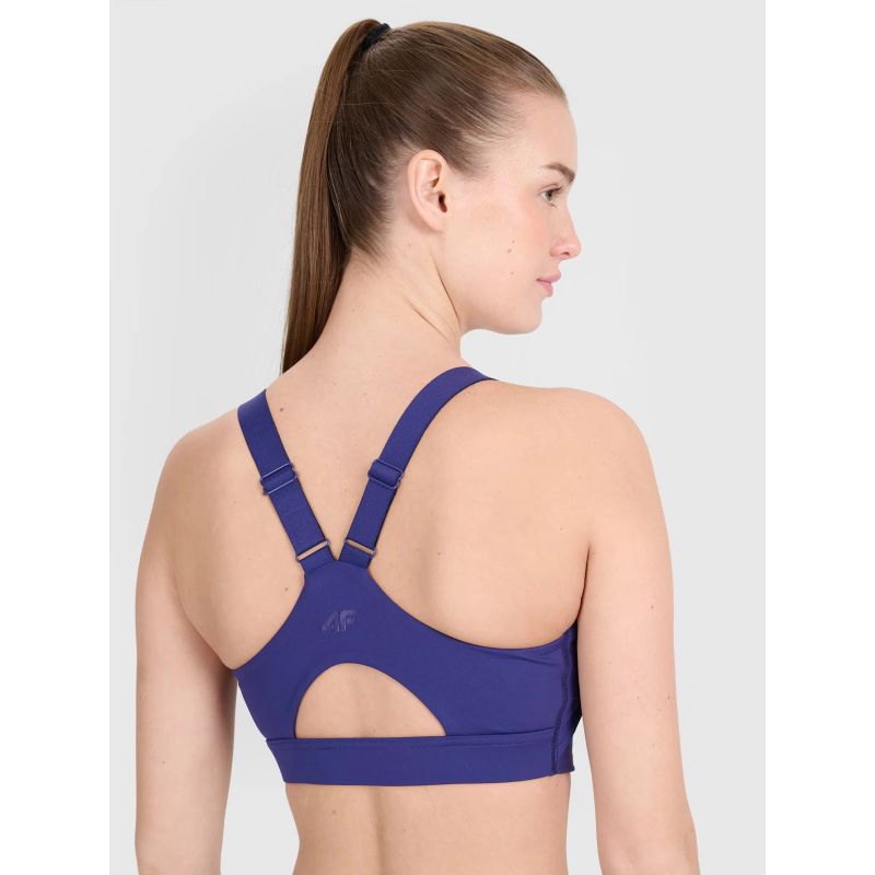 Women's medium support training bra 4F 4FWSS25USBAF150-30S *Kategoria tymczasowa Your Sports Performance