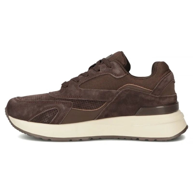 Leather sneakers suede brown shoes Filippo DP7728/26 Filippo