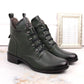 Insulated flat-heeled ankle boots Jezzi W JEZ412B green Footwear/Outdoor/Jezzi Your Sports Performance