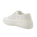 Lee Cooper women's sports shoes sneakers white platform lace Lee Cooper