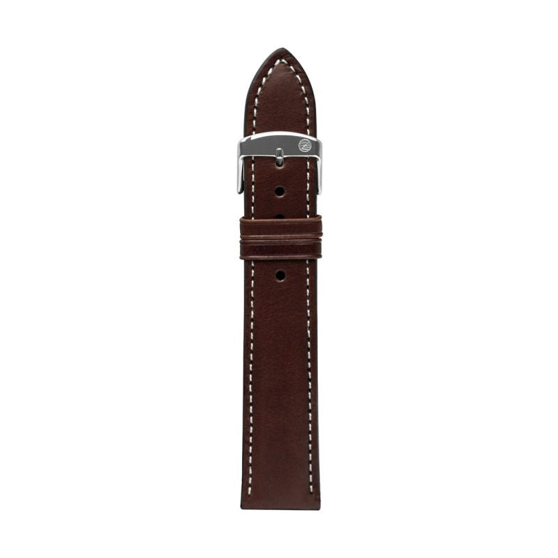 Zeppelin Brown Leather Strap 22mm Akcesoria sportowe i turystyczne/Zegarki sportowe Your Sports Performance