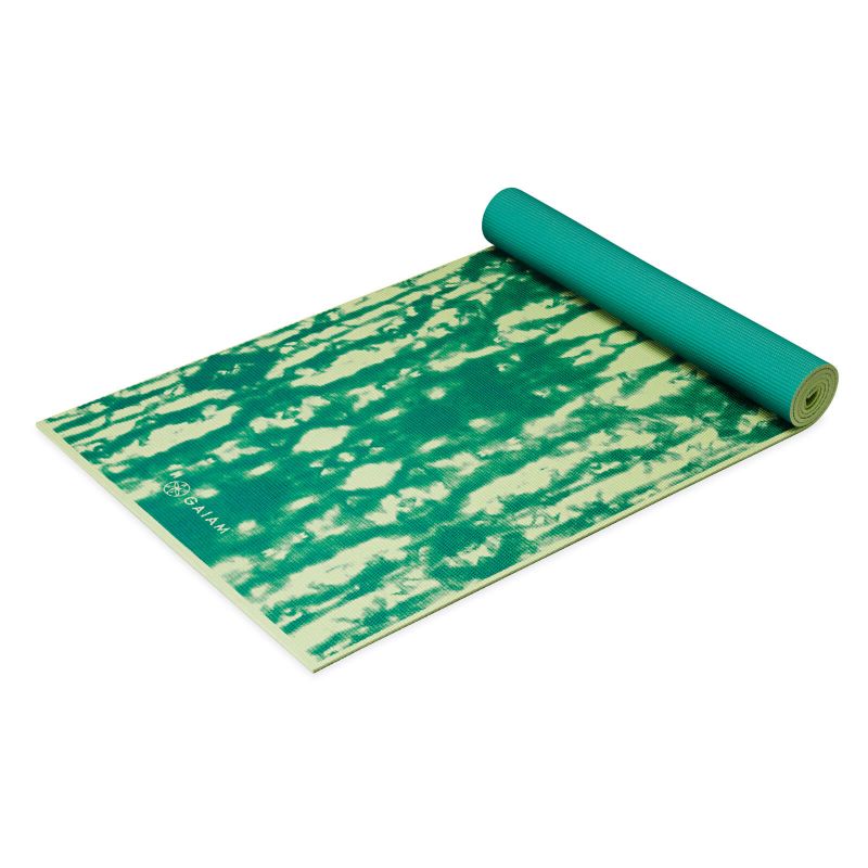Double-sided Yoga Mat GAIAM Turquoise Lotus 6 MM 62344 Accessories/Training equipment Your Sports Performance