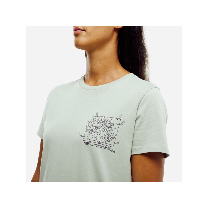 MILLET Cimaï Collab Ts Ss W Women's T-Shirt Pastel Green