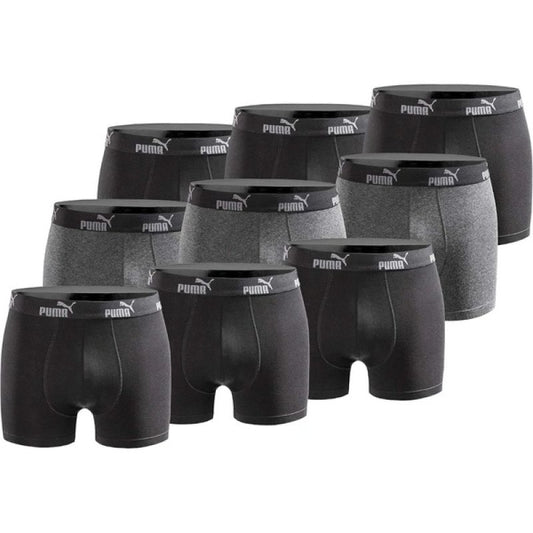 Puma Men's Boxer Briefs 9-Pack Black Gray Comfortable Cotton In preparation Your Sports Performance