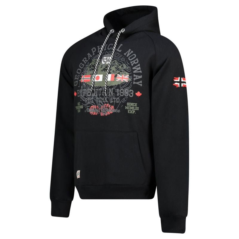 Geographical Norway Gexpe DB 100 M sweatshirt WZ3003H/GN-Black Clothing/Outdoor/Geographical Norway Your Sports Performance