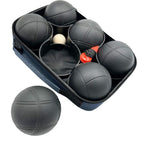 6-PIECE PETANQUE BALLS - BLACK BOULE, ENERO PRO COVER Accessories Your Sports Performance