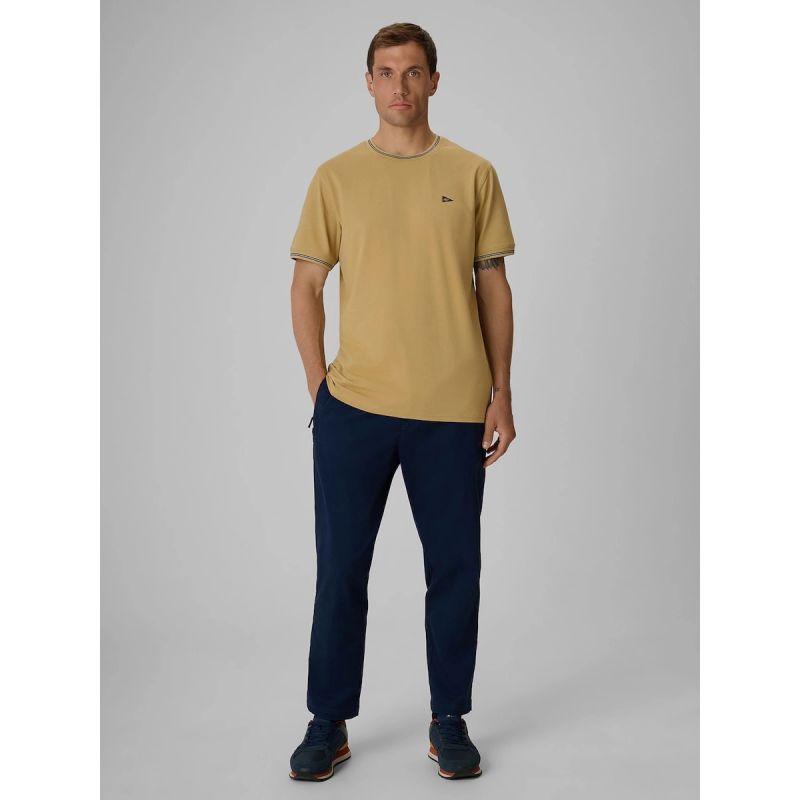 Men's regular plain T-shirt 4F 4FRSS26TTSHM3997-83S