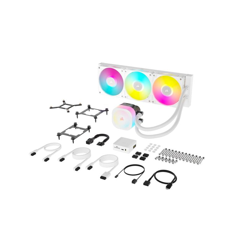 Corsair iCUE LINK TITAN RX RGB Processor All-in-One Liquid Cooler 12cm White 1 pc. Chłodzenie/Chłodzenie - zestawy chłodzenia wodnego Your Sports Performance