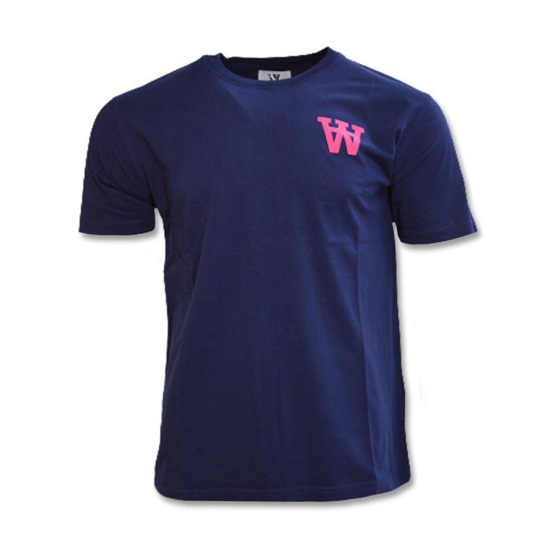 Women's Wood Wood Ace AA T-shirt Navy - 10235702-2222-Navy Odzież/Odzież na co dzień Your Sports Performance
