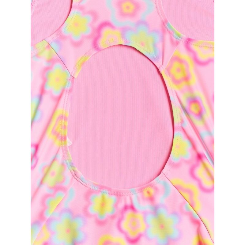 Girls' one-piece swimsuit 4F 4FJRSS26USWSF130-95A
