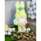 gnome bunny 25cm yellow in sneakers spring decoration Home and Garden/Equipment Your Sports Performance