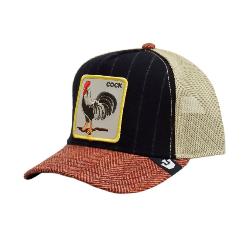 Goorin Bros. Moon Rooster Cock Trucker Cap - 101-1486-NVY Odzież/Czapki/Czapki z daszkiem Your Sports Performance