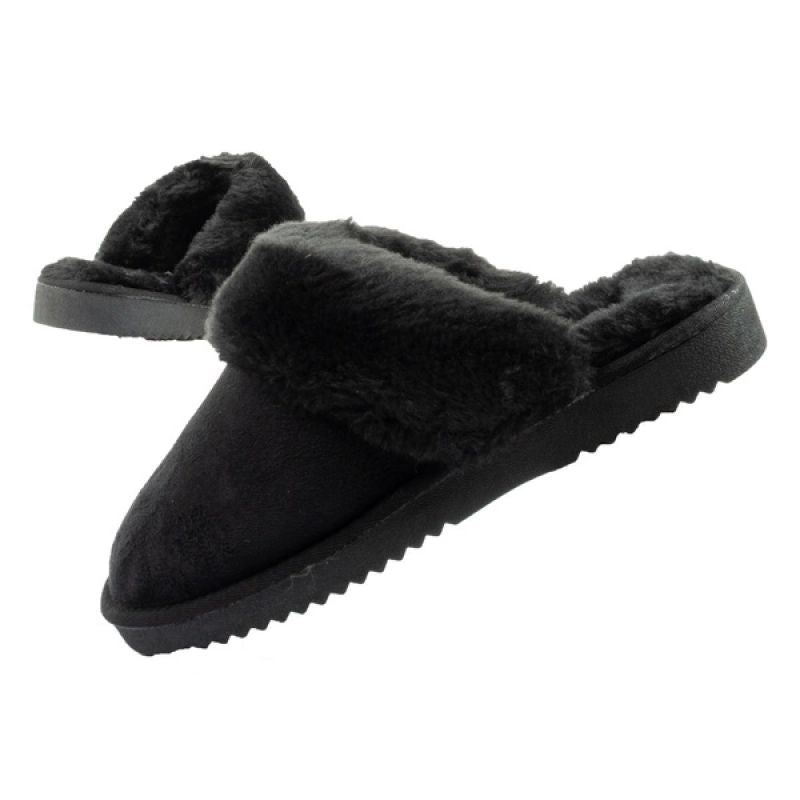 O'neill Pomnio women's slippers, insulated slip-on slippers, fashionable, warm, black ONeill