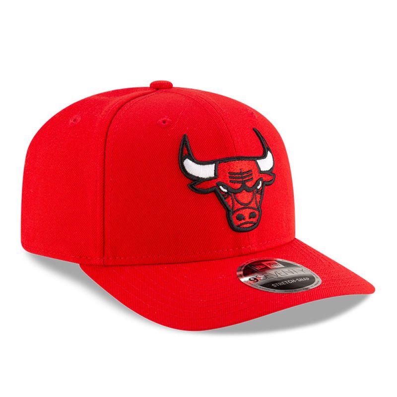 New Era 9SEVENTY Chicago Bulls NBA Team Red Stretch Snapback Cap - 60755451 Odzież/Czapki/Czapki z daszkiem Your Sports Performance
