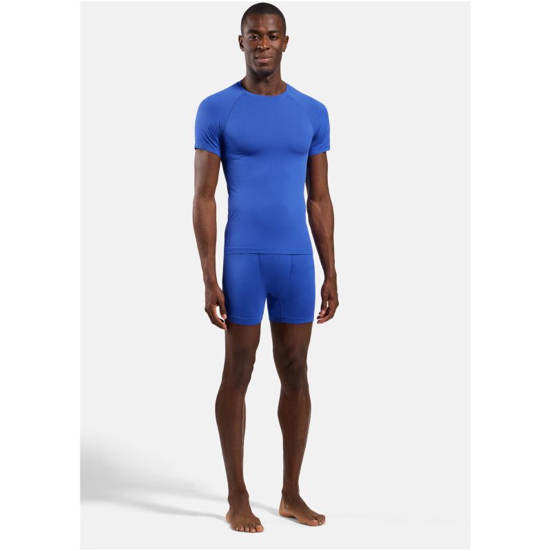 Men's ODLO BL TOP crew neck s/s PERFORMANCE X-LIGHT T-shirt, blue