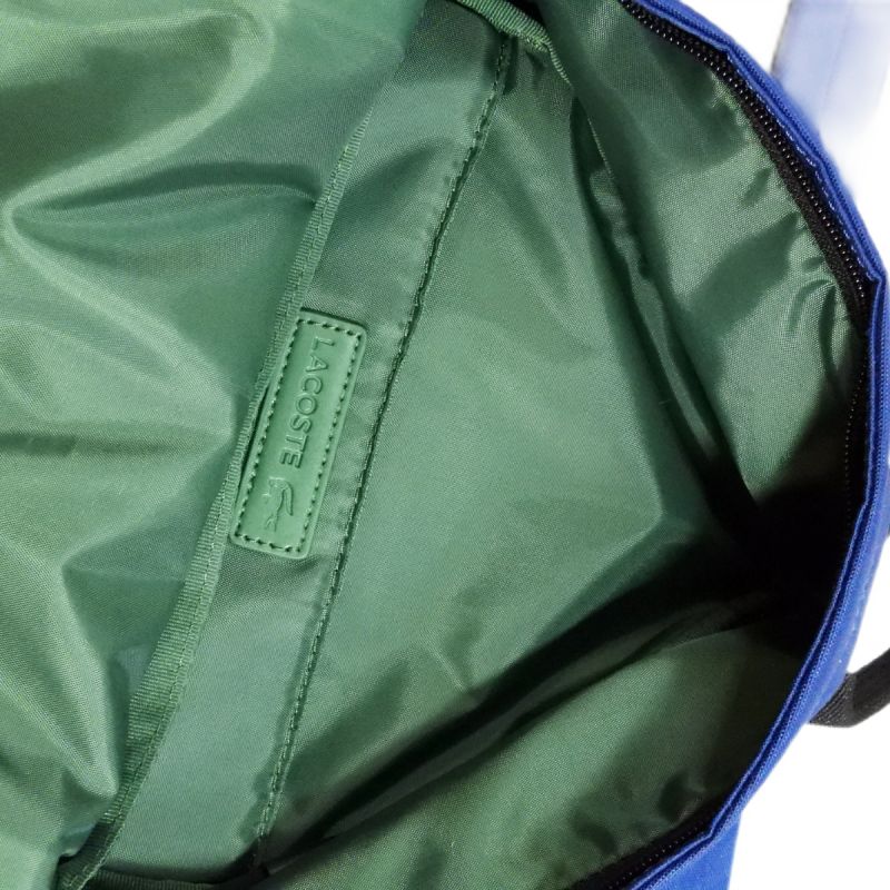 Lacoste S Urban Blue Casual School Backpack - NH2677NE Akcesoria i sprzęt koszykarski/Torby i plecaki Your Sports Performance