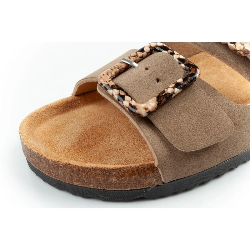 Lee Cooper women's slip-on shoes, khaki, comfortable, lightweight