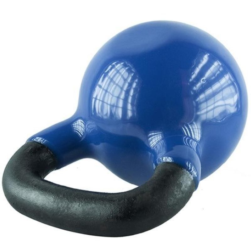 Vinyl Kettlebell 10 kg navy blue HMS KNV10 In preparation Your Sports Performance