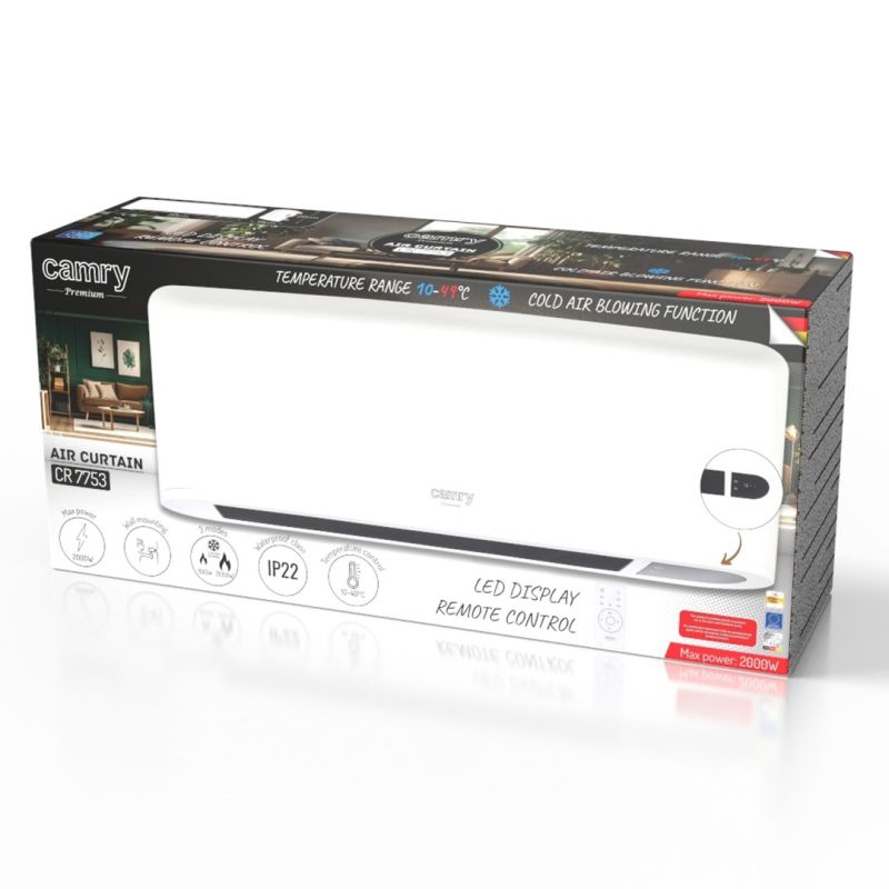 CAMRY CR 7753 air curtain AGD - Produkty/Termowentylatory Your Sports Performance