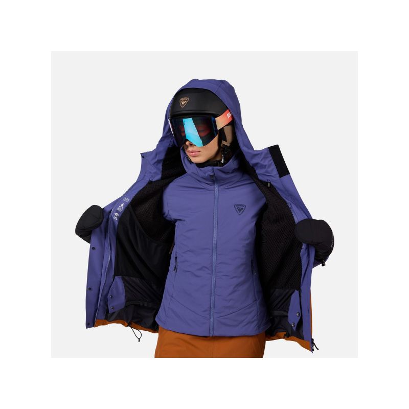 ROSSIGNOL W DESAFIO 2L SHELL JKT women's ski jacket blue