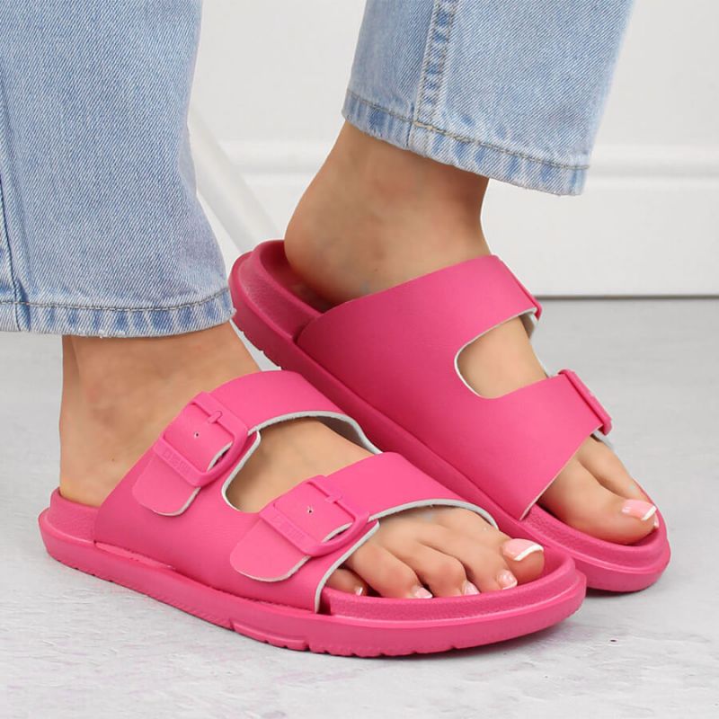 Big Star W INT2004E foam flip-flops with buckles, fuchsia Footwear/Outdoor/Big Star Your Sports Performance