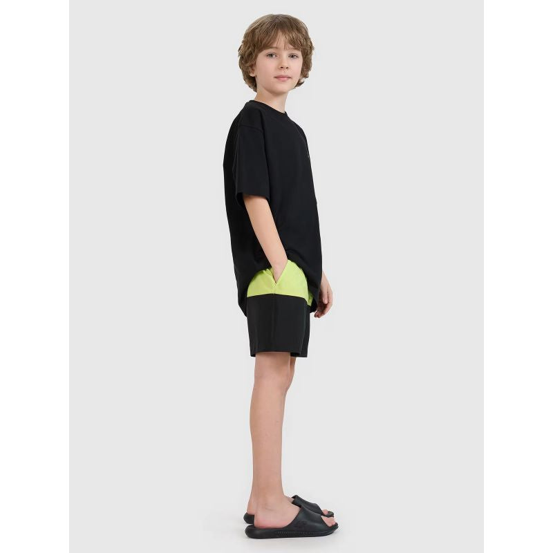 Boys' beach shorts 4F 4FJWSS25UBDSM116-45S *Kategoria tymczasowa Your Sports Performance