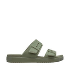 Crocs Brooklyn Buckle Low Women's Slides Green 211215 3BX