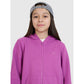 Girls' sweatshirt with a zipper and hood 4F 4FJWSS25TSWSF1706-50S *Kategoria tymczasowa Your Sports Performance