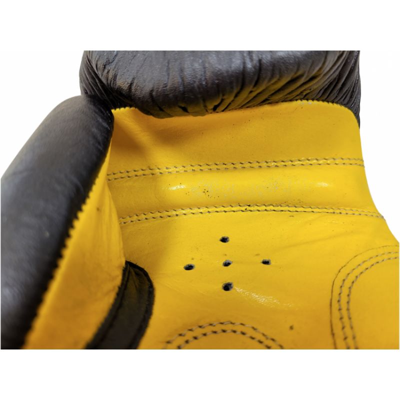 (W) TOP TEN FIGHT RTT-2 Boxing Gloves 10 oz Black and Yellow In preparation Your Sports Performance