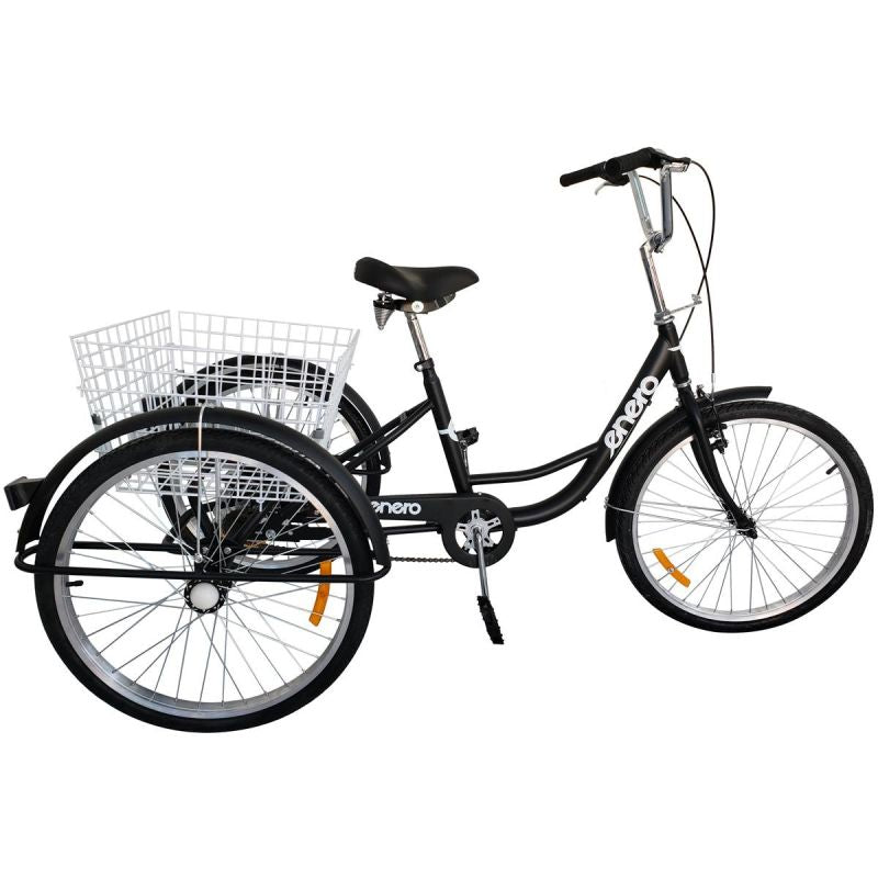 3-WHEEL BIKE 24 INCHES BLACK 1-SPEED Sport/Rowery/Miejskie Ctb Your Sports Performance