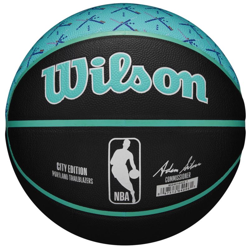 Wilson NBA Team City Collector Portland Trail Blazers Ball WZ4016425ID Accessories/Balls/Basketball Your Sports Performance