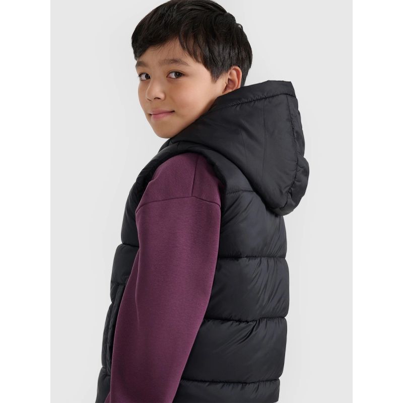 Children's down vest with synthetic filling 4F 4FJRAW25TVJAU331-20S *Kategoria tymczasowa Your Sports Performance
