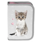 PASO Sweet Kitty gray school pencil case with school accessories - PP23KC-P001 Akcesoria/Akcesoria dla fanów koszykówki/Gadżety koszykarskie Your Sports Performance