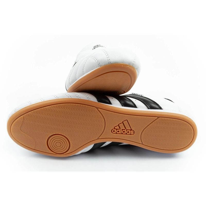 Adidas women's Taekwondo sports shoes white leather slip-on adidas
