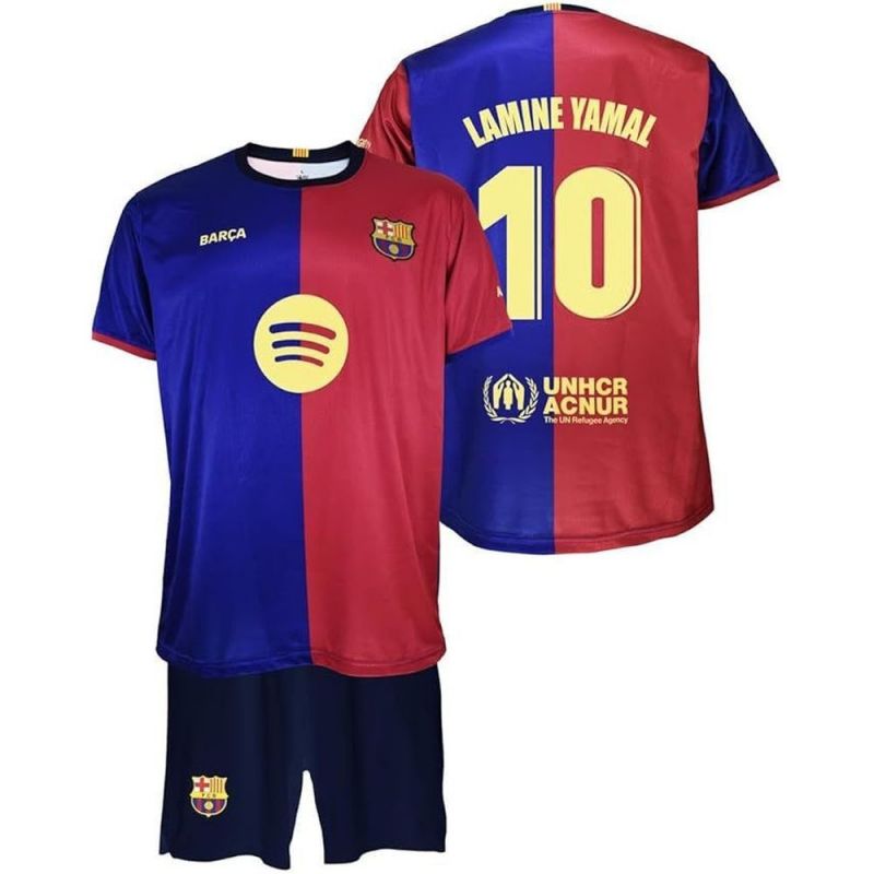 FC Barcelona Home FCB 2024/25 Lamine Yamal Jr BB19E-Y Kit Clothing/Football/FC Barcelona Your Sports Performance